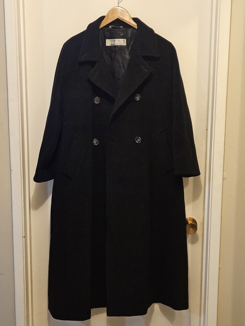 MaxMara A-line Wool Coat